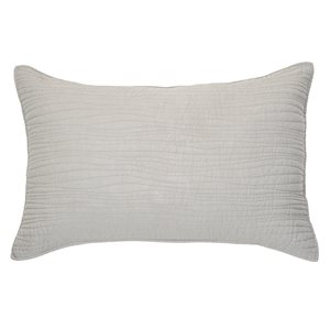 Lino grey pillow sham 