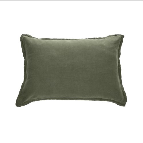 Lin olive decorative pillow shams 