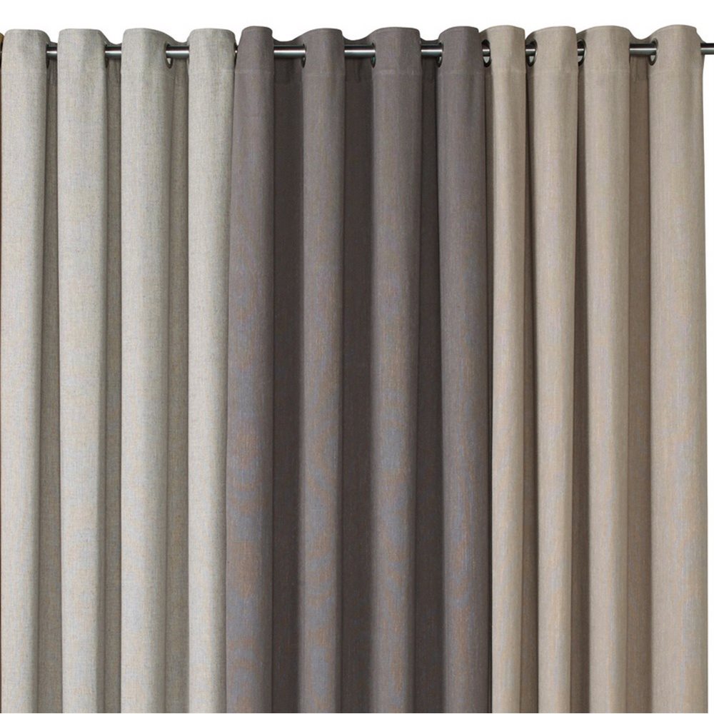 Carbonara soft grey curtain panel