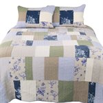 Courtepointe patchwork style campagne moderne Constancia 