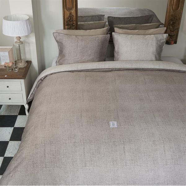 Coughton sand printed duvet cover 