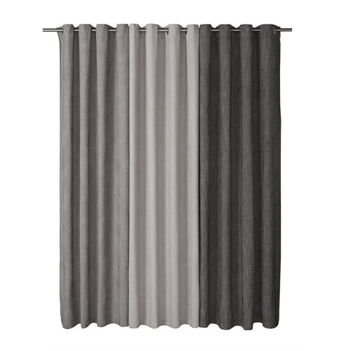Denis natural curtain with grommets 