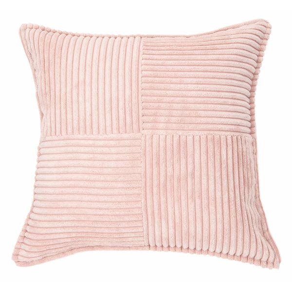 Moumou pink corderoy velvet decorative pillow 