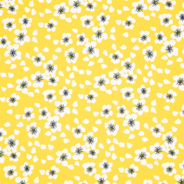Rudbeckia yellow and white flowered placemat