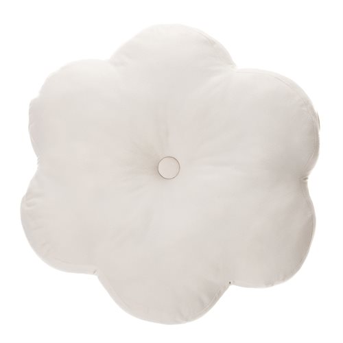 Atelier cream flower decorative pillow