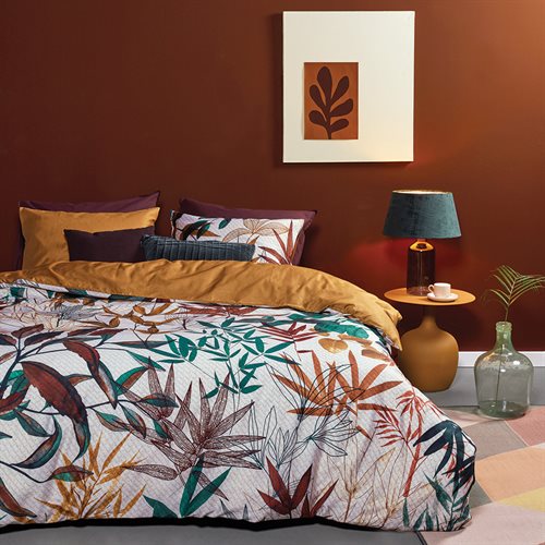 Cannelle printed foliage duvet cover