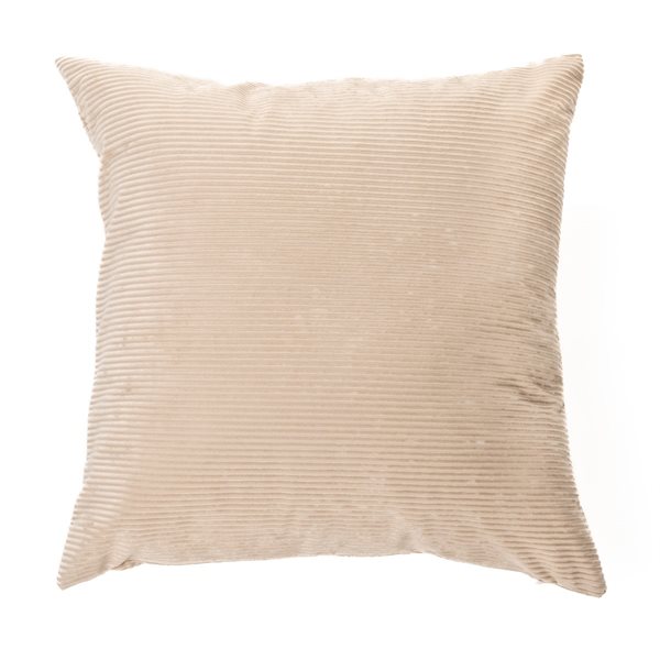 Corduroy natural decorative pillow 