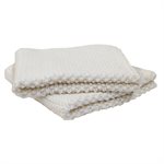 Janette cream knitted dish cloth