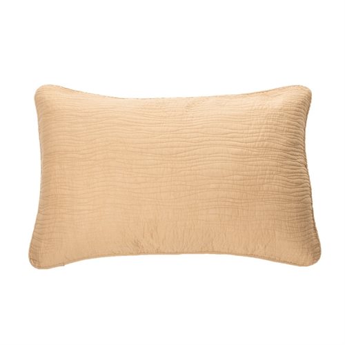 Jazzy tan decorative pillow sham 