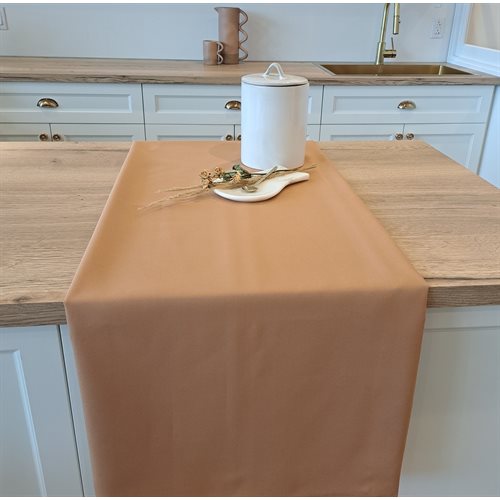 La Marron brown tablecloth 
