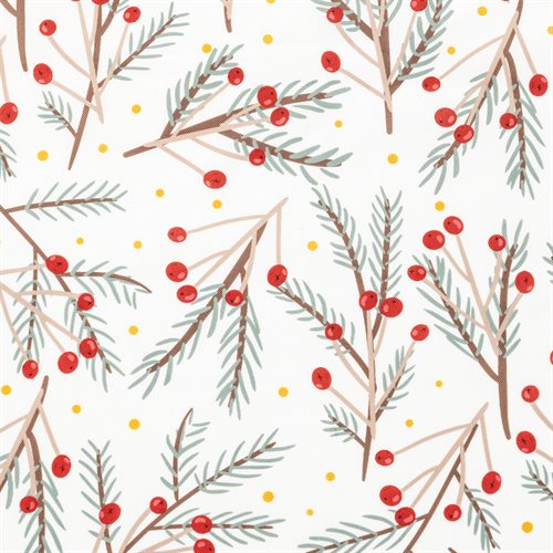 Red Berry Christmas tablecloth