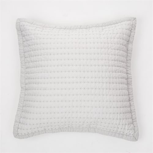 St-James grey decorative pillow cover 