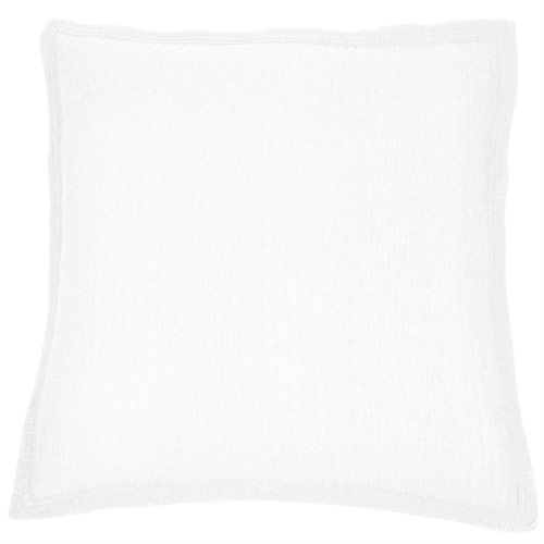 Cache oreiller européen en coton blanc Suite