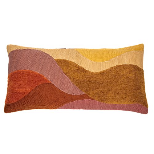 Sun woven oblong decorative pillow
