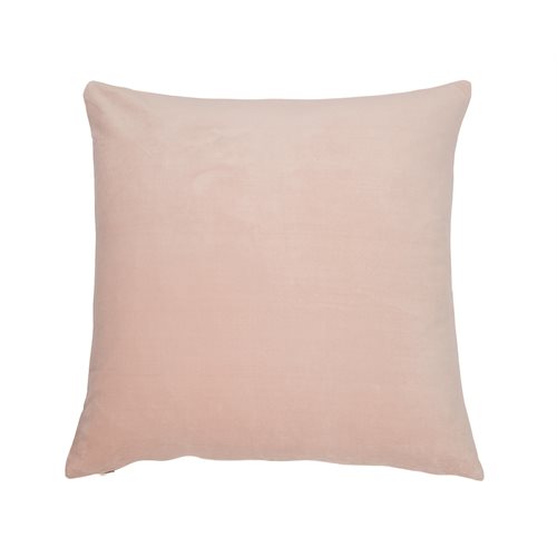 Velvet soft pink european pillow